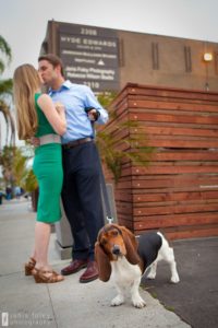 little italy engagement session